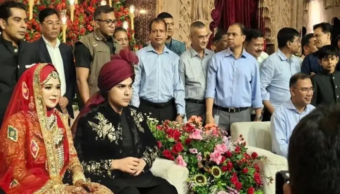 আন্দালিব পার্থর মেয়ের বিয়েতে প্রধানমন্ত্রী